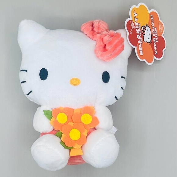 Hello Kitty And Friends® SANRIO Spring Bouquet 6” Plush Collection 2024 Set of 4 - Picture 3 of 11
